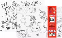 Zestaw 2 Szt. Mata Do Kolorowania Strigo By Funny Mat Unicorn + Syreny Strigo