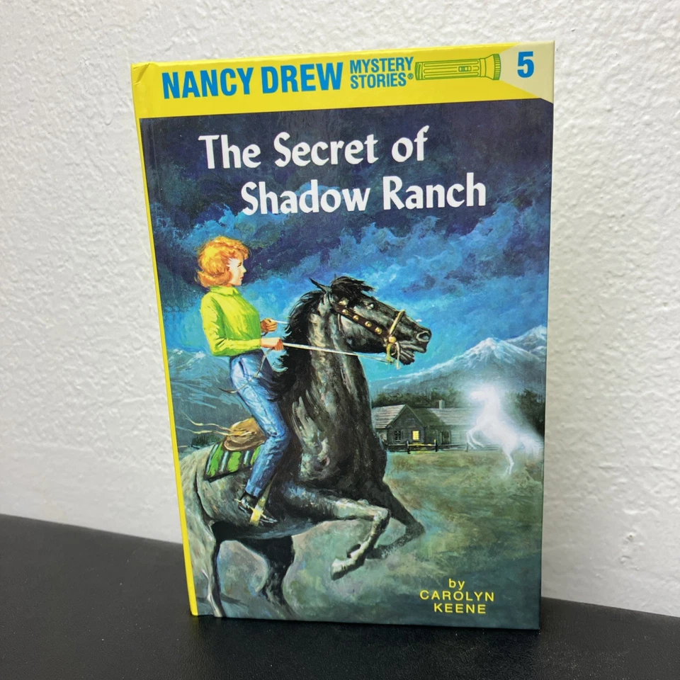 Nancy Drew Mystery Stories Books #1-5 Carolyn Keene Hardcover Lot Yellow Spine - Image 4 of 4