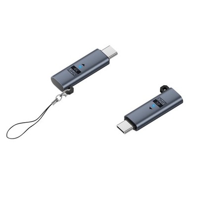 Typ-C 4K60Hz Headless Emulator Aluminium Adapter mit visueller Anzeige