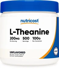 Nutricost Pure L-Theanine Powder 100 Grams