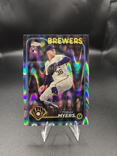 TOBIAS MYERS 2024 TOPPS CHROME UPDATE SERIES RAYWAVE REFRACTOR CARD
