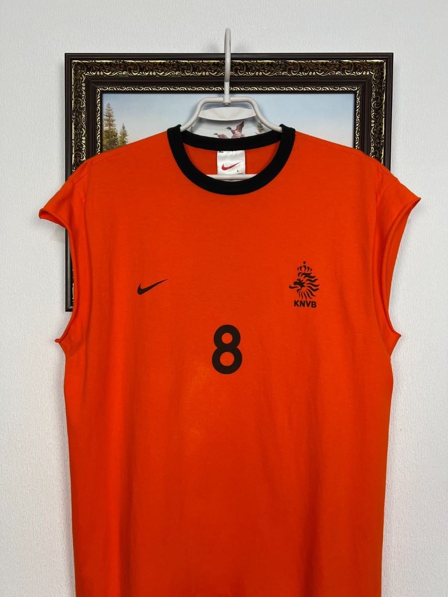 べ*ー様 NIKE 90's vintage サッカー オランダ代表 KNVB Vintage 90's Nike Netherlands Holland Vest Train Shirt Football #8