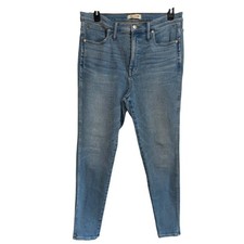 Madewell 10" High-Rise Skinny Jeans in Light Indigo Blue - Size 32