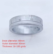 1pc Milling Machine 0-100mm Lathe Scale Ring Metal Dial Machine Part 48*60*T16mm