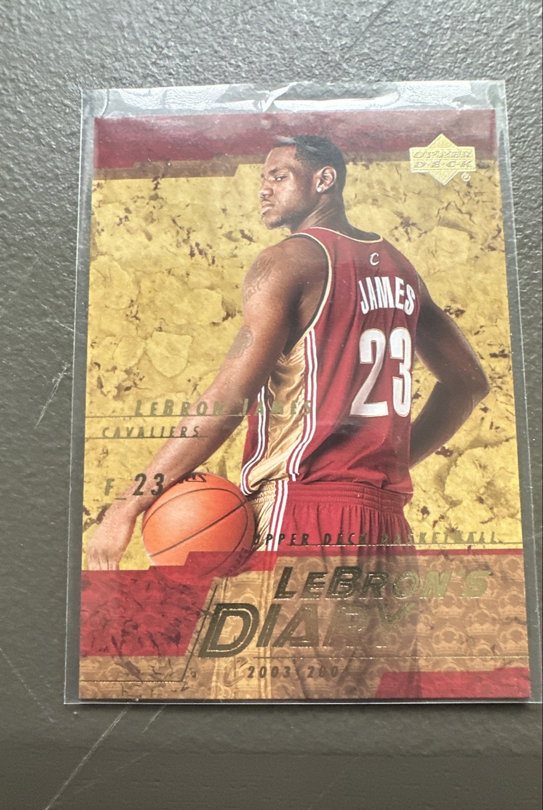 2003-04 Upper Deck - Lebron's Diary LeBron James #LJ9 (RC)