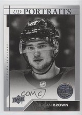 2017-18 Upper Deck Portraits Rookies Logan Brown #P-65 z6b