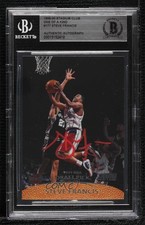 BAS 1999 Topps Stadium Club One of a Kind /150 Steve Francis BGS Authentic 3c7