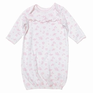 Little Me Baby Pink Floral Long Sleeve Sleeper Gown 0-3M
