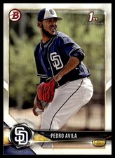 2018 Bowman Prospects Pedro Avila San Diego Padres #BP40