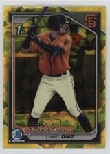 2024 Bowman Chrome Sapphire Edition Prospects Yellow 2/75 Lisbel Diaz 1d4b