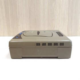 Sega Saturn Console Japan Gray bundle with 2 controllers, 3 games &memory tested