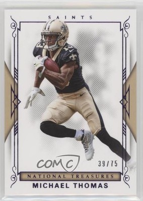 2017 Panini National Treasures Purple 39/75 Michael Thomas #19 pm6