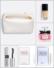 New Christian DIOR Gift Bag Set - Perfumes, Polish, and Mascara, Makeup
