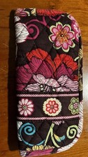 Vera Bradley Mod Floral Pink Retired Tall Soft eyeglass case 2008 Pattern RARE