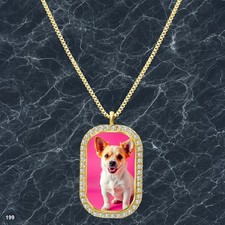 New Cute Dog Puppy Pendant Necklace Image Design Unique Gold Tone Best