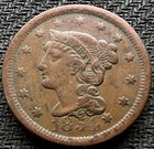 1854 U.S. Large Cent ~ Own a part of U.S. History! ~ Pre-Civil War!