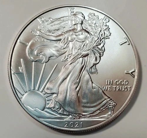 2021 Uncirculated American Silver Eagle One Ounce Coin