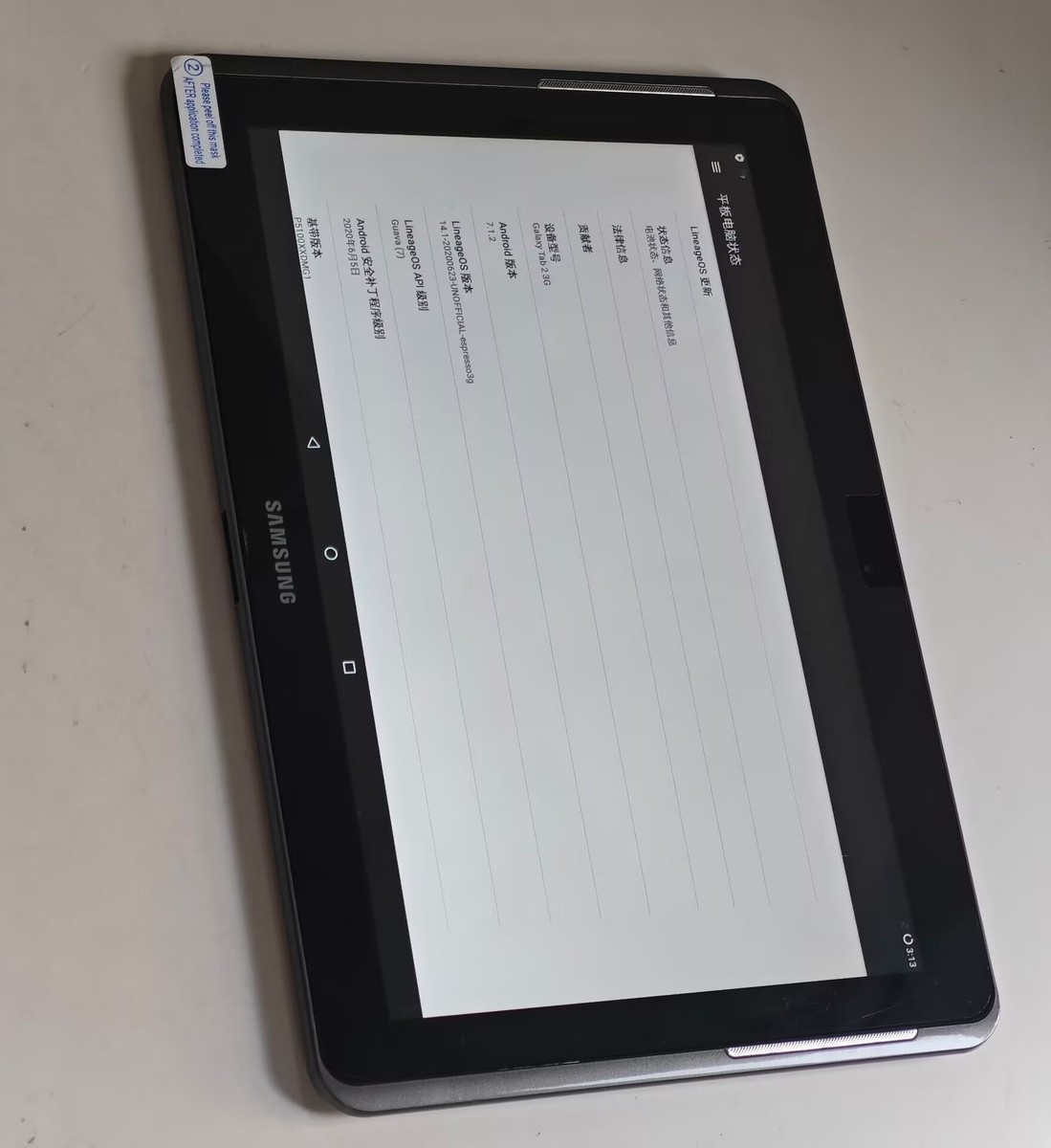 Samsung Galaxy Tab 2 10.1 GT-P5100 Tablet Android 4.0.3 Wi-Fi 10.1 
