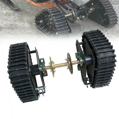 Rear Axle Track Assembly Kit for Go Kart ATV Quad Rear Wheels for Snowmobile