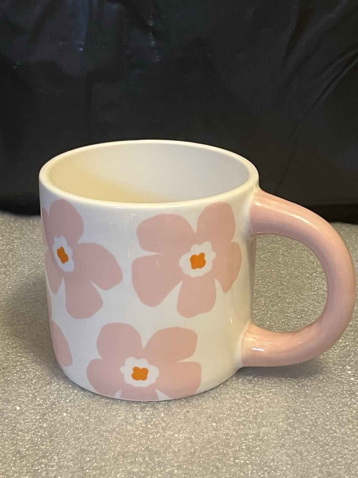 Modern Expressions Ceramic Mug Pink Flowers