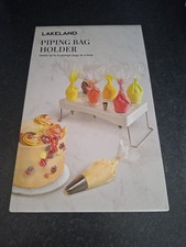 LAKELAND PIPING BAG HOLDER - Up to 8 bags at a time + Nozzles. BAKING. ICING.