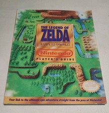 Zelda Link to the Past Players Guide 1992 SNES Super Nintendo With Map          