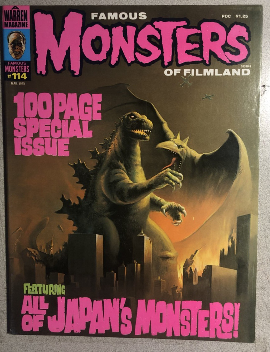 FAMOUS MONSTERS OF FILMLAND #114 (1975) Warren Publications VF