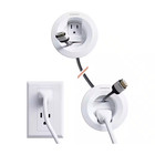 In-Wall Cable Management Kit with Power and AV Cable Pass-Through and Drill Atta