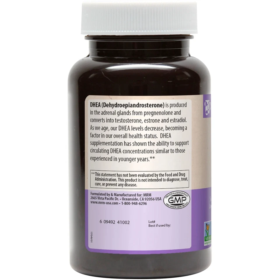 DHEA, 25 mg, 90 cápsulas veganas Foto 3 de 3