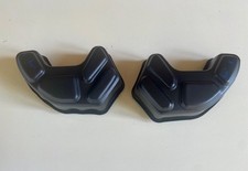 Schutt F7 1 1/4   2.0 HSS Jaw Pads Black 1 Pair 1 Left/1 Right NEW