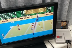 NES ~ VOLLEYBALL ~ Nintendo Game 3 Screw NES-VB-GBR Game Cart Only Pal