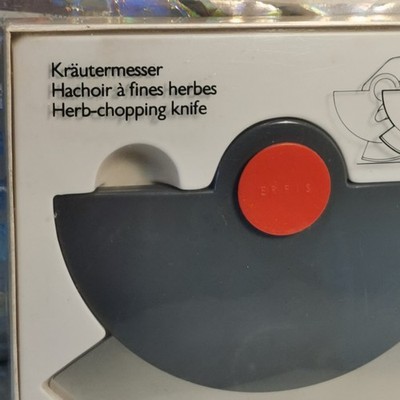 Erfis Switzerland Design rotierende Kräuterpflanzen Inox Hackmesser gebrauchsfertig