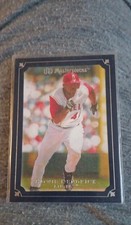 2007 UD Masterpieces - Howie Kendrick #66 Deep Blue Linen Frame /75 Angel's 