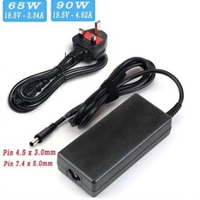 Image of 90W 65W 19.5V AC Adapter Laptop Charger for Dell 4.5*3.0mm Pin 7.4*5.0mm