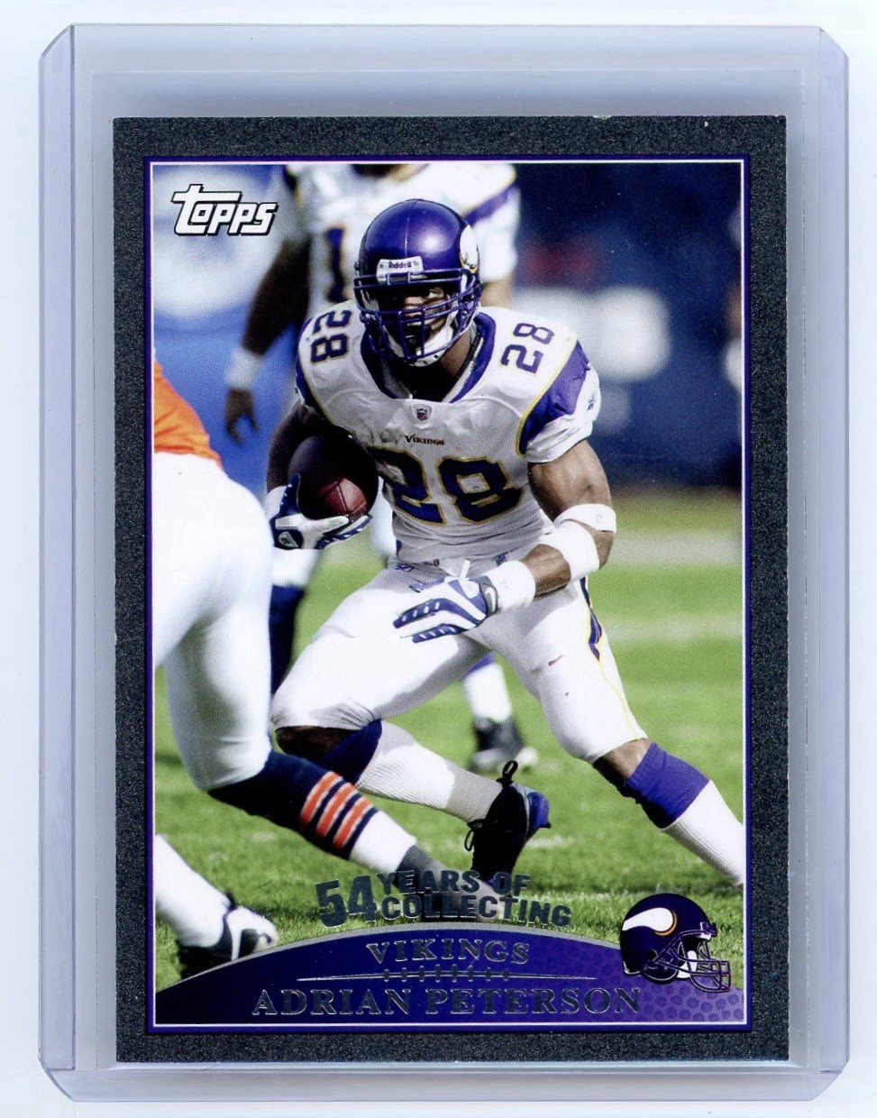 2009 Topps #110 Adrian Peterson Black Border SSP /54 Vikings Rare