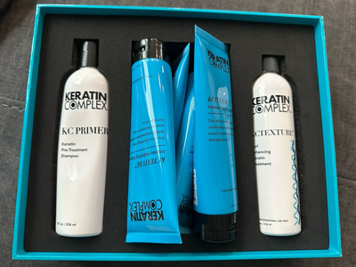 New In Box Keratin Complex KCTexture Curl Enhancing 4 Step System Treatment Kit