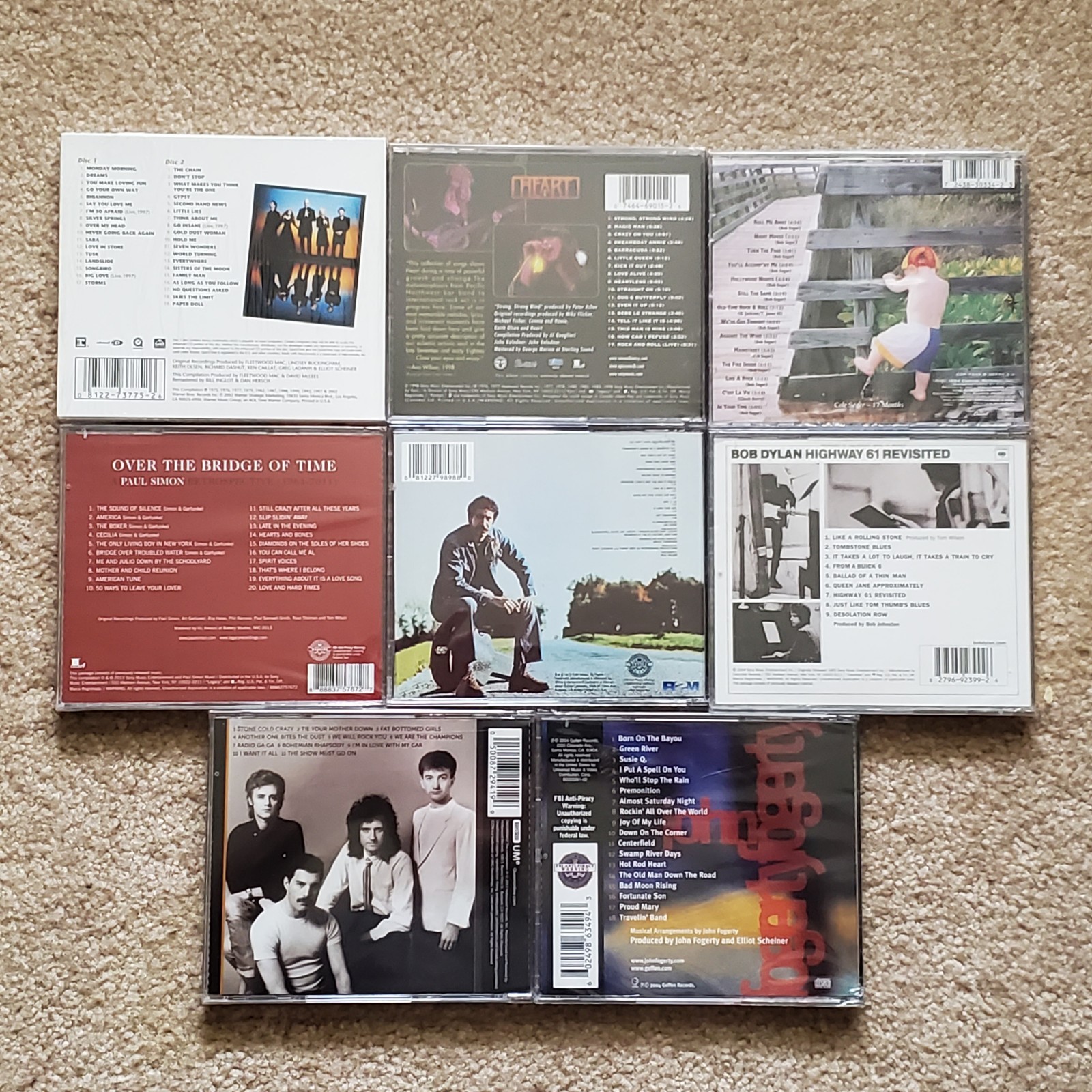 Rolling Stones, Eric Clapton, Jimi Hendrix, Bob Dylan and others 14 NEW CDs