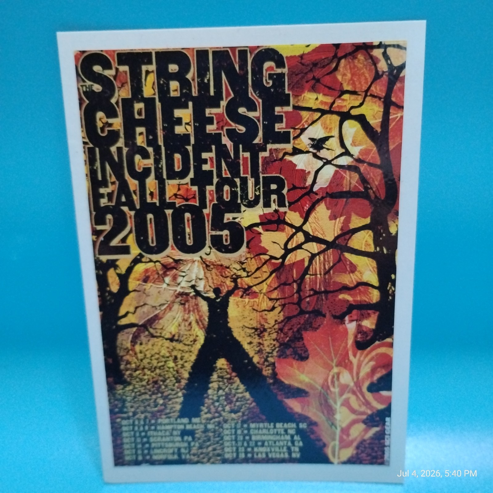 2005 Oversized Promo Card Sticker/Decal By Jeff Wood
