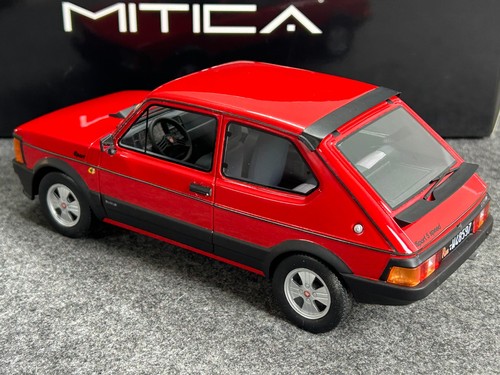MITICA 1/18 FIAT Sport 5 Speed Red Resin Car Model - Picture 2 of 12