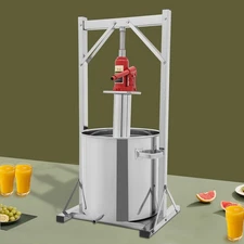 Stainless Steel Hydraulic Jack Press Extractor, Stainless Steel Fruit Wine Press