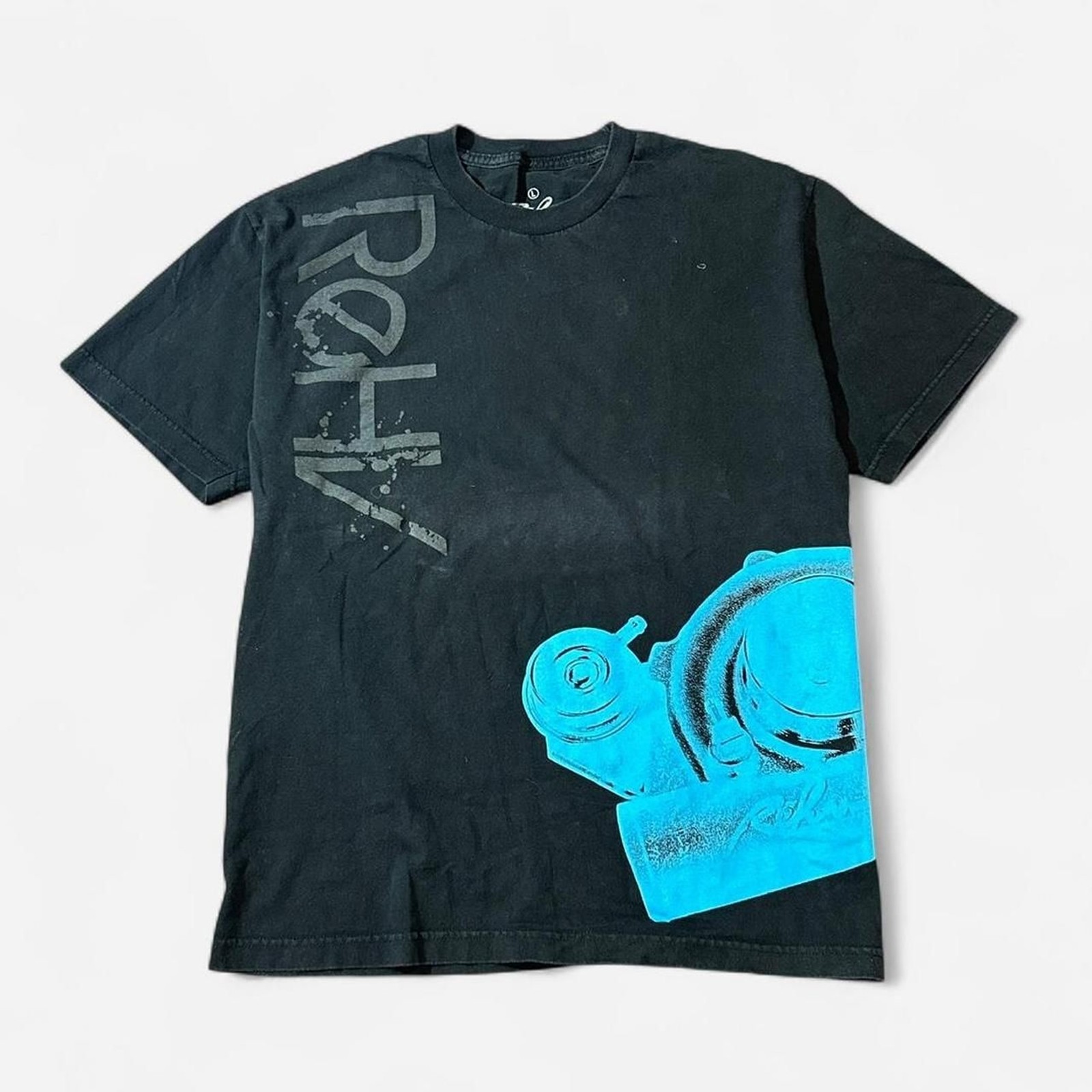 Rehv Y2K Drift Car Turbo Side Graphic Heavyweight T-Shirt