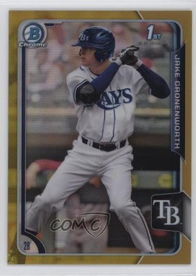 2015 Bowman Draft Chrome Gold Refractor 11/50 Jake Cronenworth #197 xi6
