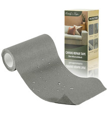 Linen Canvas Repair Tape, 4 63 Inches Dark Grey Waterproof Self-Adhesive Patch f