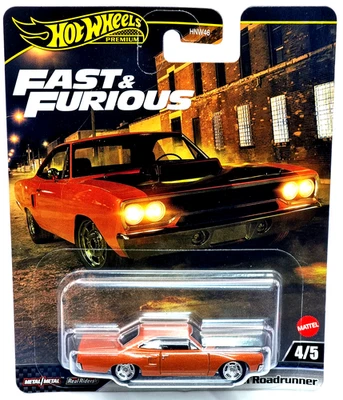Hot Wheels Premium Auto Fast & Furious car 1970 Custom Plymouth Roadrunner