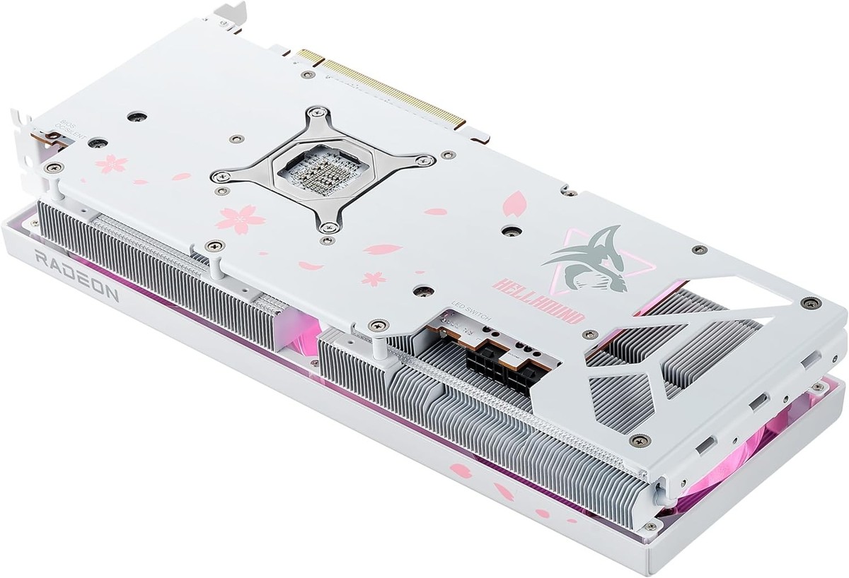 HD-SAKURA’21 F,S/STD PowerColor Hellhound Sakura AMD Radeon RX 7800 XT 16GB GDDR6