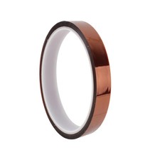 Hochtemperatur-Klebeband, 10mm x 33m, Braun, Polyimidband, Hitzebeständig bis...