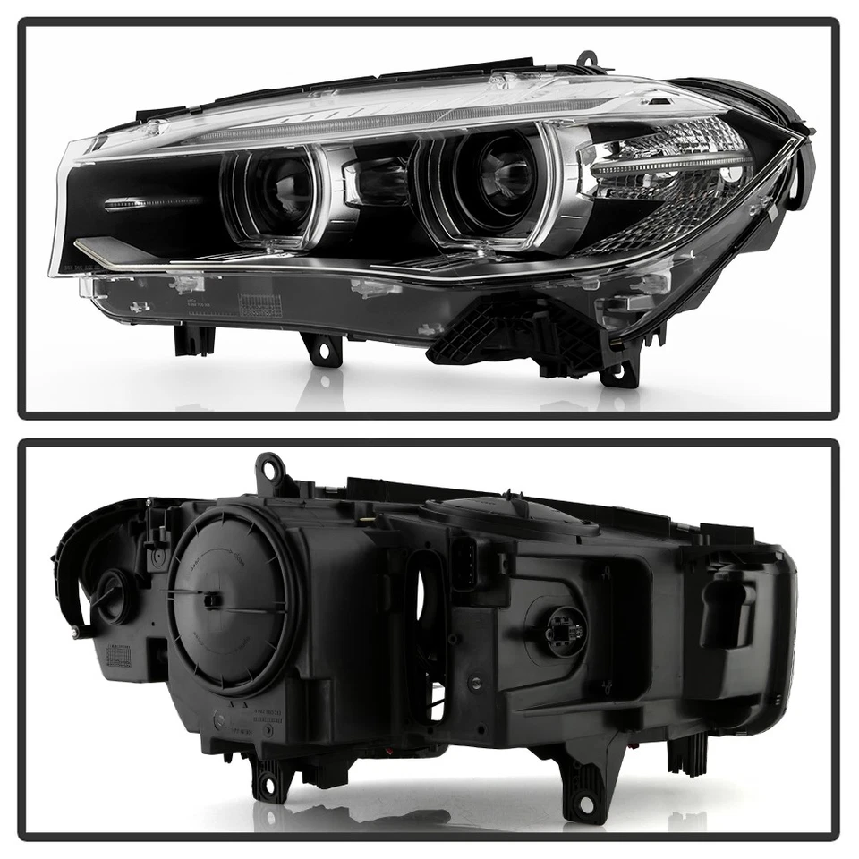 For 2014-2018 BMW X5 F15 F85 HID/Xenon Type Headlights Headlamps Pair Left+Right - Imagem 3 de 4