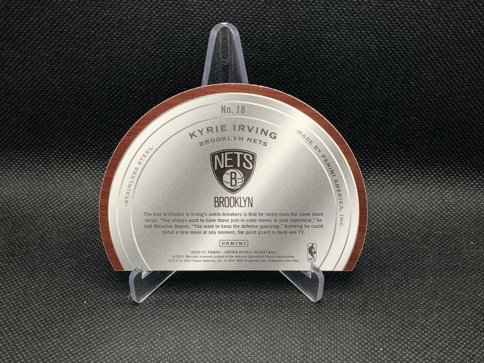 2020-21 Panini Crown Royale Kyrie Irving Test Of Time Die Cut - Image 2 of 2