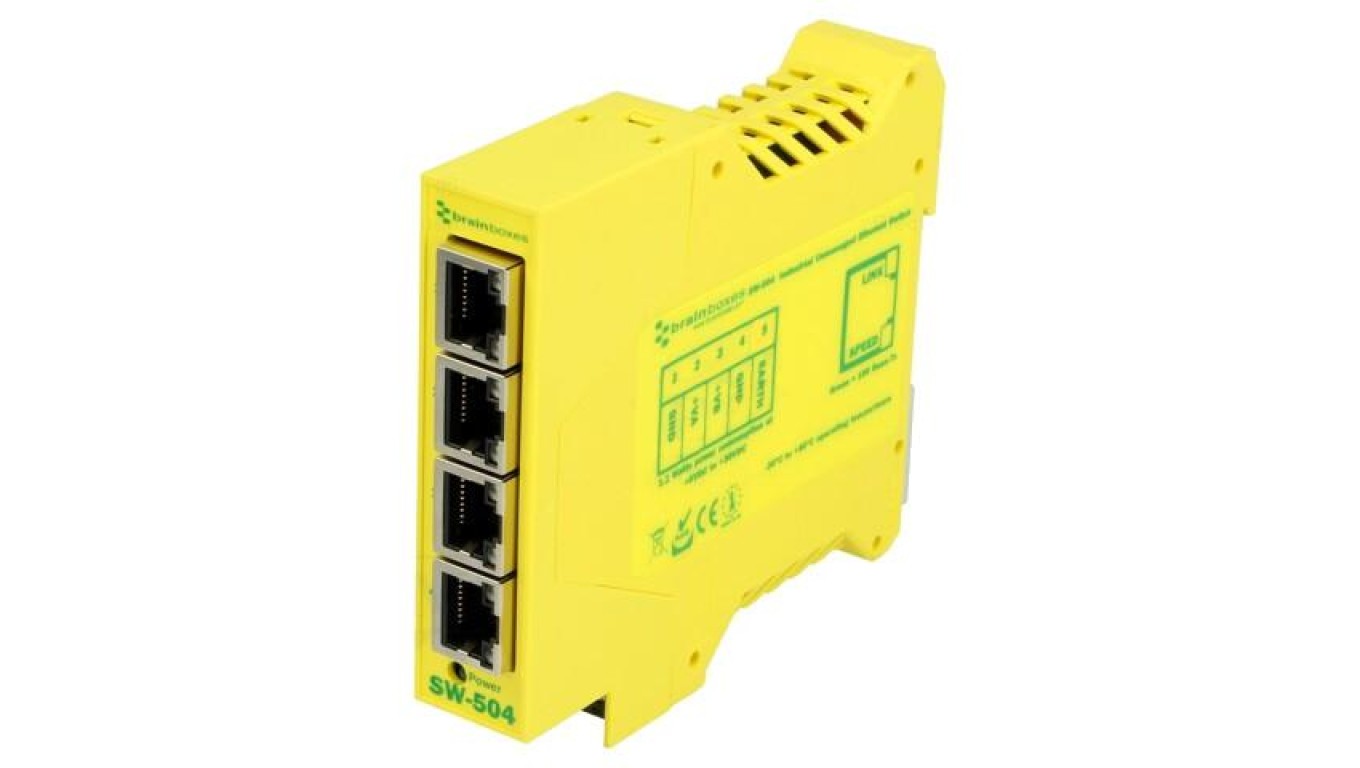 Ethernet Switch, (Unmanaged), Number of Ports: 4 SW-504