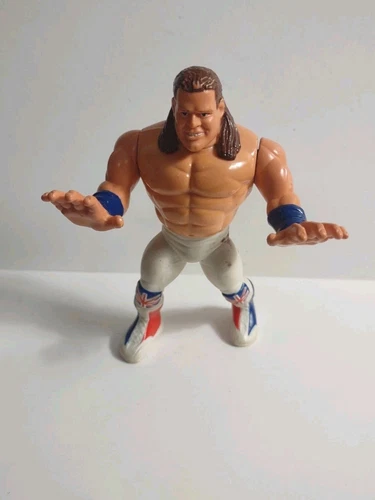 WWF Hasbro British Bulldog Davey Boy Smith Vintage Wrestling Figure WWE 1992